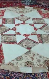 فرش گرد چرمی