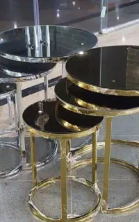 عسلی فلزی طلایی نقره ای کمجا رنگ ثابت