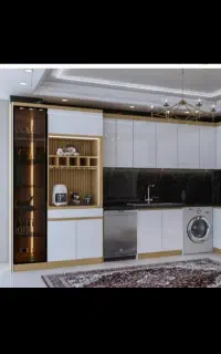 ساخت ونصب مصنوعات چوبی.کابینت .کمد