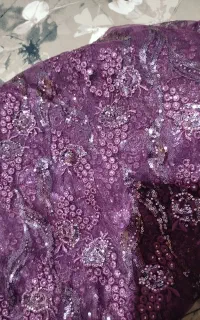 پارچه لباس مجلسی سنگ دوزی شده