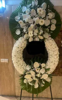 تاج گل آماده تحویل ترحیم