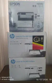فروش ۳ دستگاه پرینتر چندکاره HP و Epson آکبند