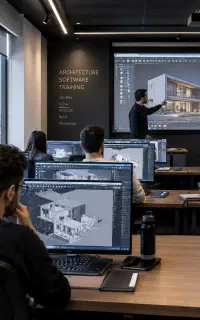 آموزش نرم افزار معماری/اتوکد.3DMAX/تخف&یف