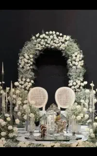 گلارایی عقد و عروسی بادکنک ارایی تولد و جشن ها