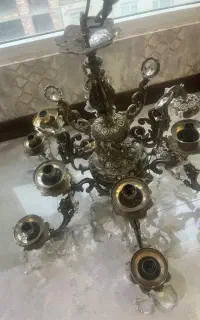 لوستر برنز ۱۲ شاخه