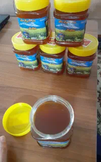 عسل خالص و ارگانیک با ۴۰ گرم گرده گل