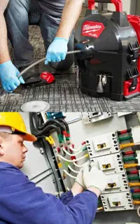 لوله باز کنی و برق ساختمان