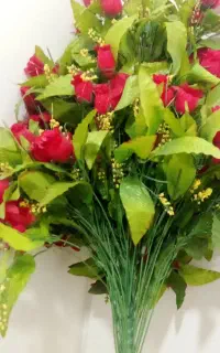 گل مصنوعی رز قرمز
