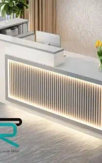 تجهیز شرکت ۱۲۶۵/میزپیشخوان کانتر صندلی توری کارمند