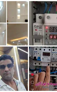 برقکاری سیمکشی ساختمان برقکش آیفون کولراتصالی تلفن