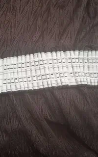 پرده دوخته شده قهوه ای سوخته