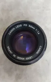 لنز آنالوگ کنون canon lens FD 50mm f1.4