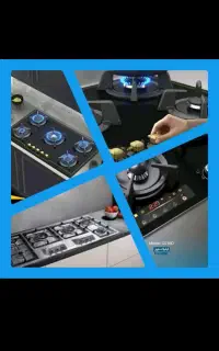 مدل اطلس /اسباب اثاثیه/پک کامل گاز و هود توکار