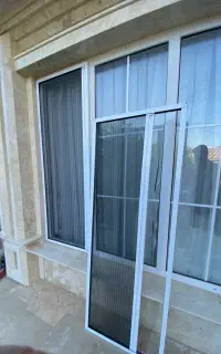تولید درب و پنجره دوجداره upvc،تولید توری پلیسه