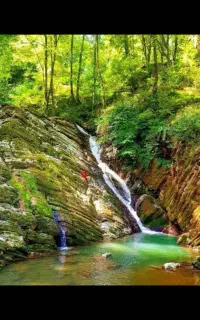 تور یکروزه آبشار آلوبن رستم آباد