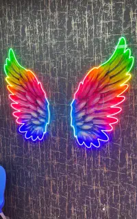 نئون طرح بال