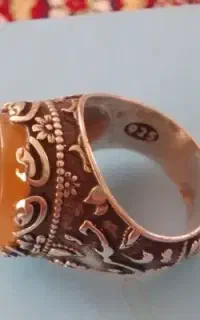 انگشتر کلکسیونی .پلاک