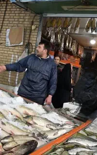 ماهی شمال و جنوب بازارچه غدیر