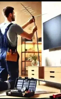 نصب آنتن وکانال یابی ونصب تلوزیون به دیوار(براکت)