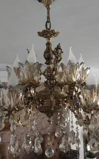 لوستر و دیوارکوب برنز