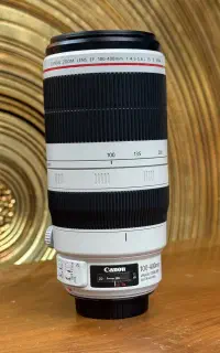 لنز Canon EF 100-400mm IS II تمیز با متعلقات کامل