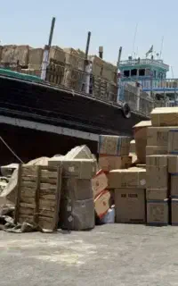 حمل بار از خصب به بوشهر