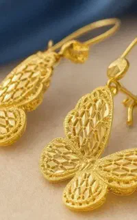 فروش گوشواره طلا مدل پروانه