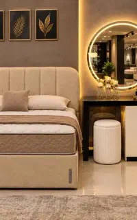 سرویس خواب دو نفره پایه فلز