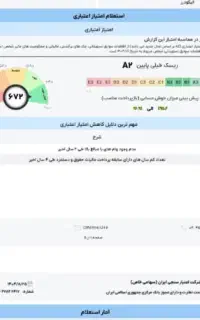 نیازمند ضامن رتبه a یا بی چک دار