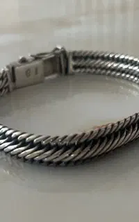 دستبند نقره دست ساز