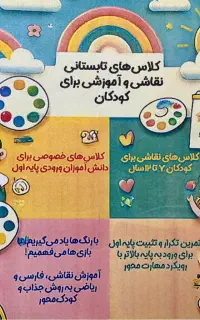 مدرس نقاشی و مربی پایه اول هستم