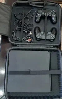 ps4 slim     1tb  دو دسته