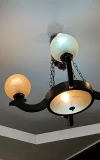 حباب شیشه ای لوستر
