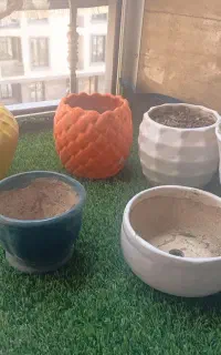 گلدان شش عدد سایز مختلف