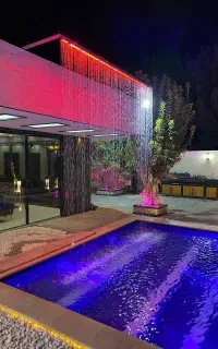 نازل آبنما بارانی پرده اب کرتین استخر اب نما فواره