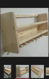 شلف دیواری چوبی