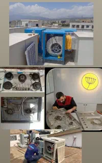 تعمیر-تعمیرات-سرویس گازصفحه ای-سرویس کامل کولرابی