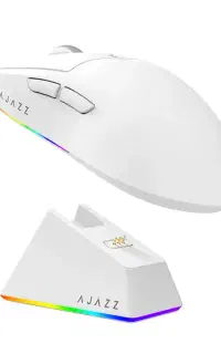 ماوس گیمینگ بی سیم AJAZZ سفید RGB