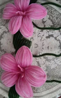 دسته گل روبانی