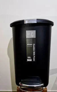 سطل زباله ۵۰ لیتری لیمون استفاده نشده
