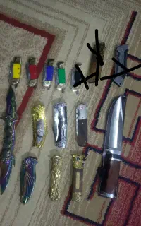 چاقو درجه یک اورجینال و دنده‌ای