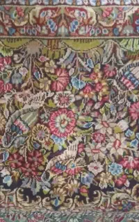 پشتی قالی دست باف کبکی