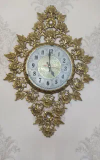 ساعت دیواری برنجی