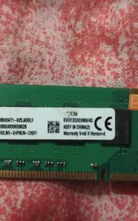 رم کامپیوتر کینگستون ، ۴ گیگ ، 1333هرتز ، ddr3