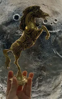 اسب دو طرفه برنز