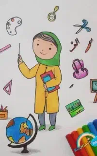 معلم خانم رسمی آموزش و پرورش با سابقە