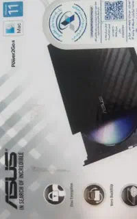 مانیتور ۲۰ اینچ اداپتور دار و dvd رایتر اکسترنال