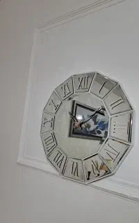 ساعت دیواری آینه ای