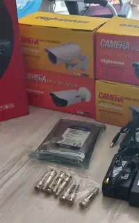 پک ۴ عدد دوربین مداربسته دید در شب رنگی   کامل