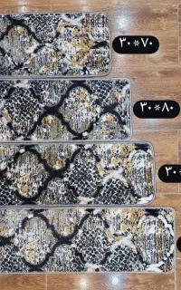 گلیم پله تکی و پاگرد ست (سایز سفارشی) در طرح و رنگ